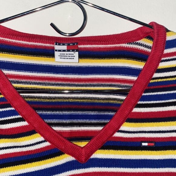 Vintage Tommy jeans striped sweater - Picture 2 of 3